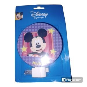 Vintage Disney Mickey Mouse NightLight 4-7 Watt 120 Volt Bulb New